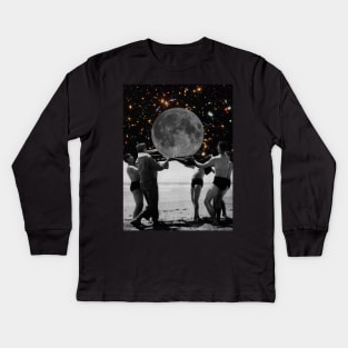 Full Moon Party Kids Long Sleeve T-Shirt